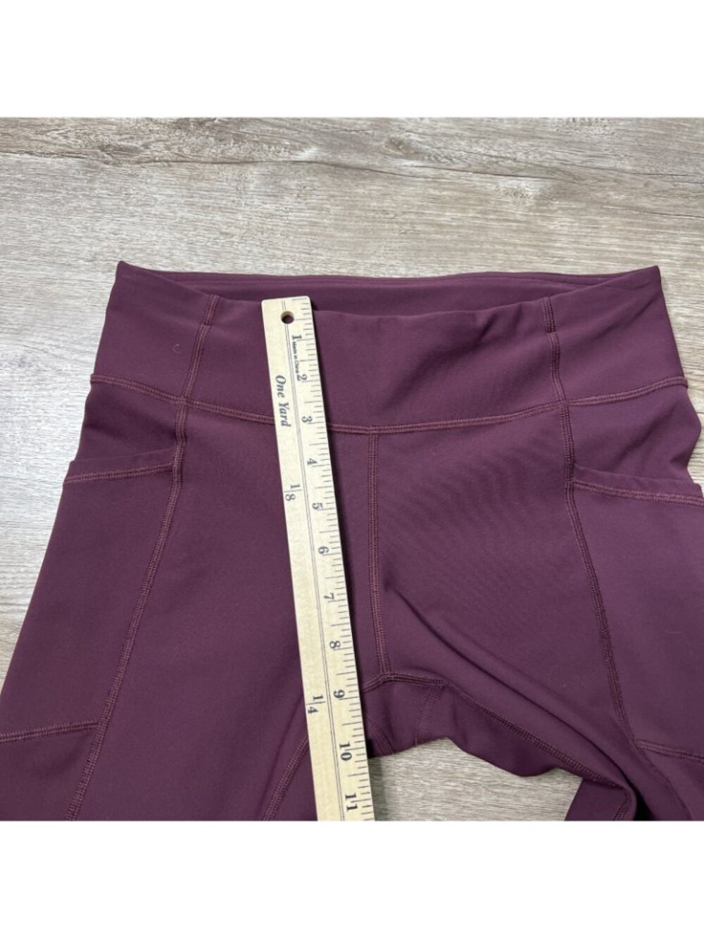 Lululemon Tight Stuff High Rise‎ Tight 24 Inch Inseam Womens 6 Dark Adobe - Picture 11 of 16